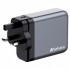 Зарядний пристрій Verbatim GaN 140 W 4 ports (2xUSB-C-140 W,USB-C 20 W /USB-A -3.0) (32203)