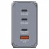 Зарядний пристрій Verbatim GaN 200 W 4 ports (2xUSB-C-100 W,USB-C-65 W /USB-A -3.0) (32204)