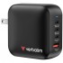 Зарядний пристрій Verbatim MiniGaN 100 W 4 ports (3xUSB-C/1xUSB-A) (32231)