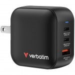 Зарядний пристрій Verbatim MiniGaN 70 W 3 ports (2xUSB-C/1xUSB-A) (32229)