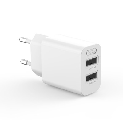 Зарядний пристрій XO L109 (2USB, 2.4А) White (L109.white)
