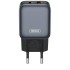 Зарядний пристрій XO L154 (1USB-С, 1USB, 3А) PD, QC 3.0 Black (L154.black)