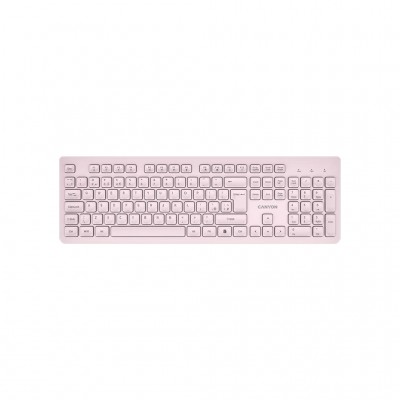 Клавіатура Canyon HKB-W01 Silent Wireless UA Beige (CNS-HKBW01BG)
