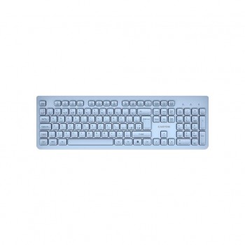 Клавіатура Canyon HKB-W01 Silent Wireless UA Blue (CNS-HKBW01BL)