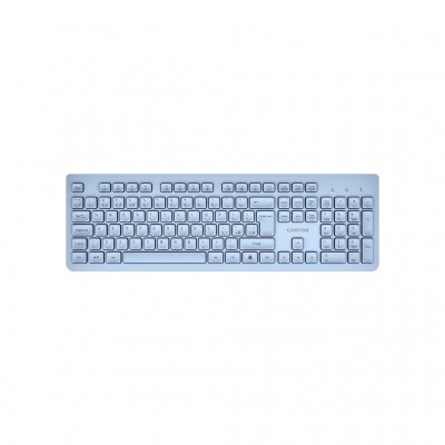 Клавіатура Canyon HKB-W01 Silent Wireless UA Blue (CNS-HKBW01BL)