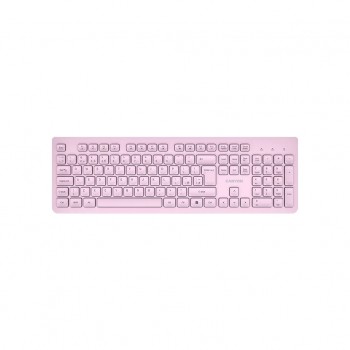 Клавіатура Canyon HKB-W01 Silent Wireless UA Pink (CNS-HKBW01P)