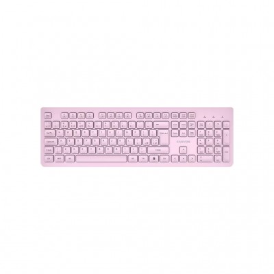 Клавіатура Canyon HKB-W01 Silent Wireless UA Pink (CNS-HKBW01P)