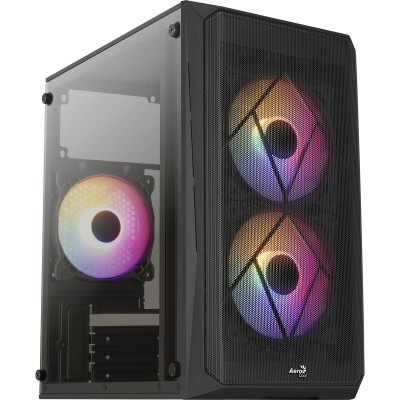 Корпус AeroCool CS-107-A-BK-v2 Black 600W (ACCX-PC14002.11)