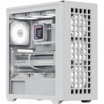 Корпус AeroCool D502A-G-WT-v1 White (ACCM-DS02043.21)