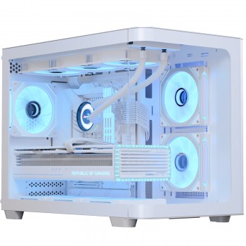 Корпус AeroCool P300C-G-WT-v1 White (ACCS-PN02033.21)