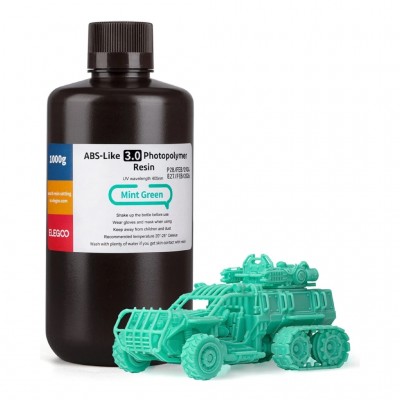 Фотополімерна смола ELEGOO Resin, ABS-like 3.0 1кг, green mint (50.103.0161)