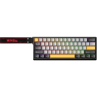 Клавіатура Aula WIN60 HE Max Magnetic Switch USB UA Black (6978080504036)