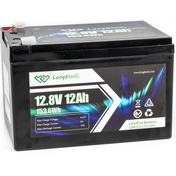 Батарея LiFePo4 Longttech LiFePO4 12.8V - 12Ah (LAR1212-LT12-R32)