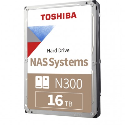 Жорсткий диск 3.5" 16TB N300 Toshiba HDWG51GUZSVA