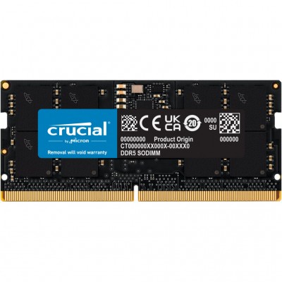 Пам'ять для ноутбука SoDIMM DDR5 16GB 4800 MHz MICRON CT16G48C40S5T