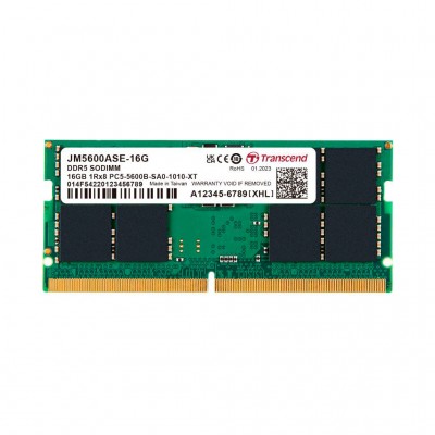 Пам'ять для ноутбука SoDIMM DDR5 32GB 5600 MHz JetRam Transcend JM5600ASE-32G