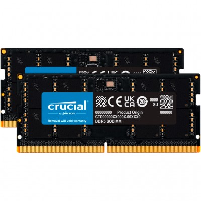 Пам'ять для ноутбука SoDIMM DDR5 48GB 5600 MHz MICRON CT2K24G56C46S5