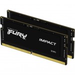 Пам'ять для ноутбука SoDIMM DDR5 64GB (2x32GB) 5600 MHz FURY Impact Kingston Fury (ex.HyperX) KF556S40IBK2-64