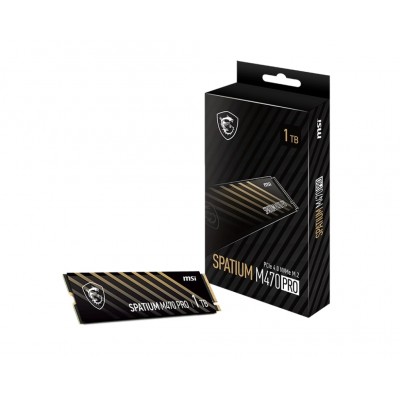 SSD 1TB MSI Spatium M470 Pro M.2 2280 PCIe 4.0 x4 NVMe 3D NAND TLC (S78-440L0J0-P83)