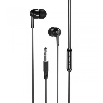 Гарнітура XO EP37 In-ear Earphone Black (6920680877881)