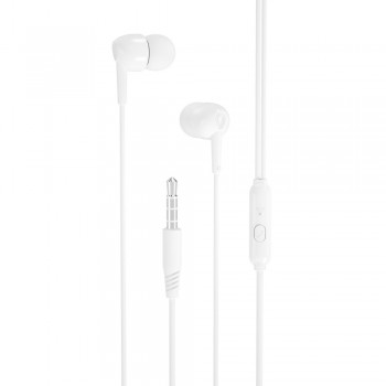 Гарнітура XO EP37 In-ear Earphone White (6920680877898)