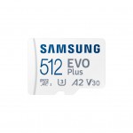 Карта пам`яті MicroSDXC 512GB UHS-I/U3 Class 10 Samsung Evo Plus R160MB/s + SD-адаптер (MB-MC512SA/EU)