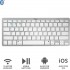 Клавіатура бездротова Trust Bluetooth Basics White (25486)