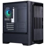 Корпус 1stPlayer H2-BK-4F7 Black без БЖ