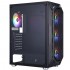 Корпус 1stPlayer X6-BK-4F1 Black без БЖ