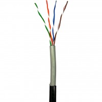 Кабель UTP 305м GEAR cat.5e, CCA, 4*2*0,51, PVC+PE, outdoor (GEC-UTPCCAOUT051305)