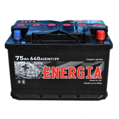 Акумулятор автомобільний ENERGIA 75Аh (000022388) Акумулятор автомобільний ENERGIA 75Аh (000022388)