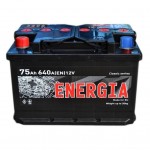 Акумулятор автомобільний ENERGIA 75Аh (000022389)