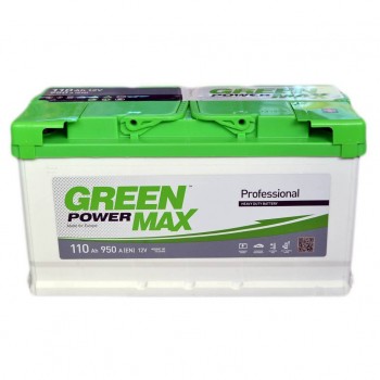 Акумулятор автомобільний GREEN POWER MAX 110Аh (000022370)