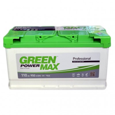 Акумулятор автомобільний GREEN POWER MAX 110Аh (000022370)