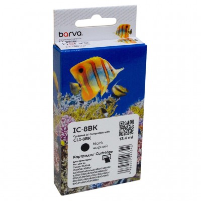 Картридж Canon CLI-8BK (0620B024) 450с (IC-8BK) BARVA