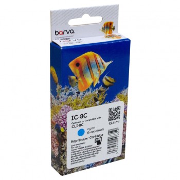 Картридж Canon CLI-8C (0621B024) 490с (IC-8C) BARVA