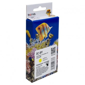 Картридж Canon CLI-8Y (0623B024) 490с (IC-8Y) BARVA