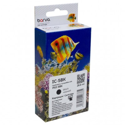 Картридж Canon PGI-5PGBK (0628B024) 500с (IC-5BK) BARVA