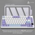 Клавіатура Ajazz AK820 Pro Flying Fish Switch Purple RGB USB/Wirele (AK820PRO-FF-PWB)