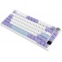 Клавіатура Ajazz AK820 Pro Gift Switch Purple RGB USB/Wireless/Blue (AK820PRO-G-PWB)