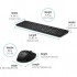 Комплект (клавіатура, миша) HP 650 Wireless UA Black (4R013AA)