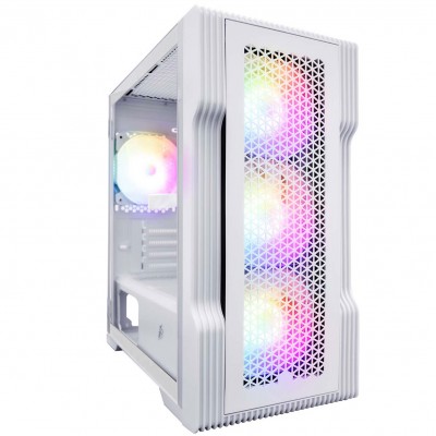 Корпус 1stPlayer T3-WH-4F1-W