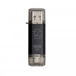 флеш USB 3.0 16GB Type-C T&G 009 Star Series Black (TG009TC-16GBK3)