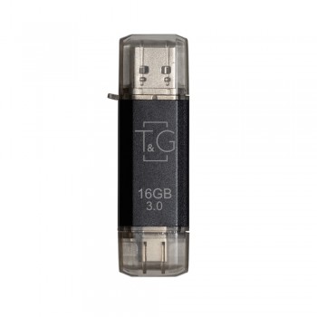 флеш USB 3.0 16GB Type-C T&G 009 Star Series Black (TG009TC-16GBK3)