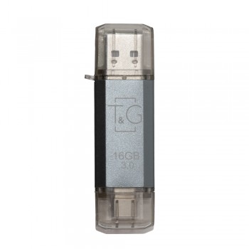 флеш USB 3.0 16GB Type-C T&G 009 Star Series Silver (TG009TC-16GSL3)