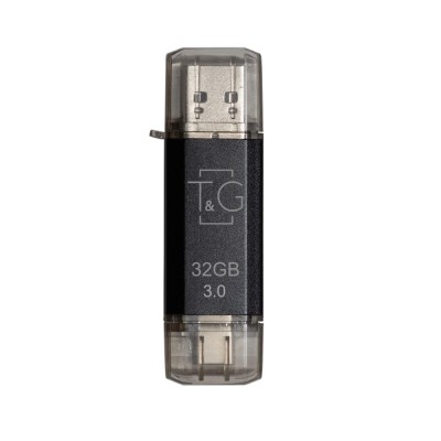 флеш USB 3.0 32GB Type-C T&G 009 Star Series Black (TG009TC-32GBK3)