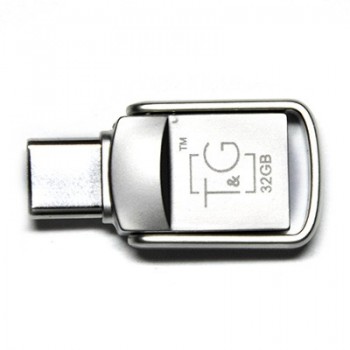 флеш USB 3.0 32GB Type-C T&G 104 Metal Series Silver (TG104TC-32G3)
