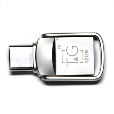 флеш USB 3.0 32GB Type-C T&G 104 Metal Series Silver (TG104TC-32G3)