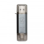 флеш USB 3.0 64GB Type-C T&G 009 Star Series Silver (TG009TC-64GSL3)