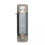 флеш USB 64GB Type-C T&G 009 Star Series Silver (TG009TC-64GSL)